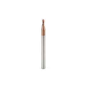 2 Flutes Solid Carbide Ball Nose End Mill for Stainless Steel Machining