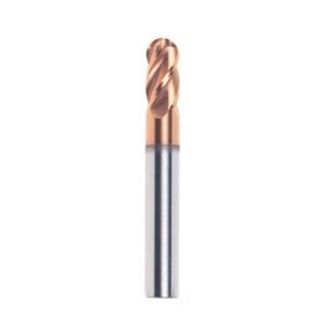 4 Flutes Solid Carbide Ball Nose End Mill for Steel Machining