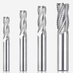 4 Flutes Solid Carbide Roughing End Mill for Steel Machining
