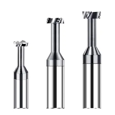 Carbide T-slot cutters for conventional machining applications